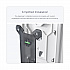 ICON Coreless Standard Roll Toilet Paper Dispenser, 7.18 x 13.37 x 7.06, Black Mosaic (58721)