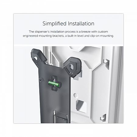 ICON Coreless Standard Roll Toilet Paper Dispenser, 7.18 x 13.37 x 7.06, White Mosaic (58711)