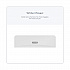 ICON Faceplate for Coreless Standard Roll Toilet Paper Dispenser, 3.56 x 12 x 1.5, White Mosaic (58772)