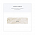 ICON Faceplate for Coreless Standard Roll Toilet Paper Dispenser, 3.56 x 12 x 1.5, Warm Marble (58792)