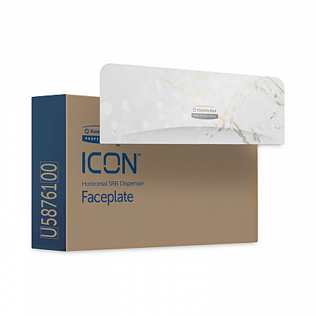 ICON Faceplate for Coreless Standard Roll Toilet Paper Dispenser, 3.56 x 12 x 1.5, Cherry Blossom (58822)