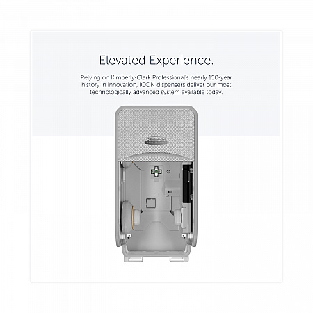 ICON Coreless Standard Roll Toilet Paper Dispenser, 7.18 x 13.37 x 7.06, Silver Mosaic (53696)