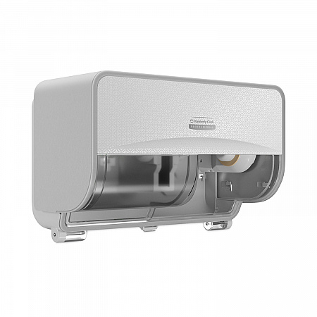ICON Coreless Standard Roll Toilet Paper Dispenser, 8.43 x 13 x 7.25, White Mosaic (58712)