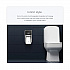 ICON Coreless Standard Roll Toilet Paper Dispenser, 7.18 x 13.37 x 7.06, Black Mosaic (58721)