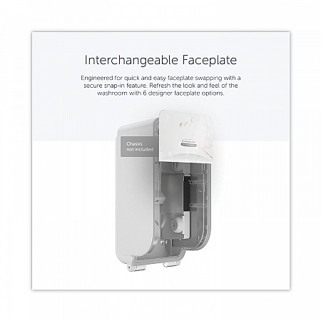 ICON Faceplate for Coreless Standard Roll Toilet Paper Dispenser, 4.25 x 6 x 1.5, Cherry Blossom (58821)