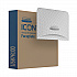 ICON Faceplate for Coreless Standard Roll Toilet Paper Dispenser, 4.25 x 6 x 1.5, Silver Mosaic (58761)