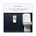 ICON Coreless Standard Roll Toilet Paper Dispenser, 7.18 x 13.37 x 7.06, Silver Mosaic (53696)