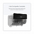 ICON Faceplate for Coreless Standard Roll Toilet Paper Dispenser, 3.56 x 12 x 1.5, Black Mosaic (58782)