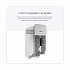 ICON Faceplate for Coreless Standard Roll Toilet Paper Dispenser, 4.25 x 6 x 1.5, Silver Mosaic (58761)