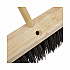 Tapered End Broom Handle, Lacquered Wood, 1.13