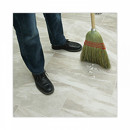 Mixed Fiber Maid Broom, Mixed Fiber Bristles, 55