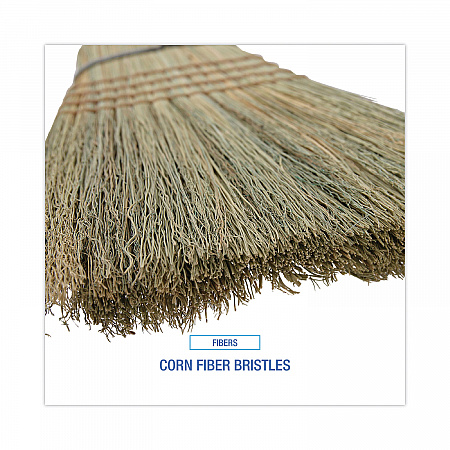 Warehouse Broom, Corn Fiber Bristles, 56