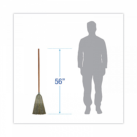 Warehouse Broom, Yucca Corn Fiber Bristles, 56