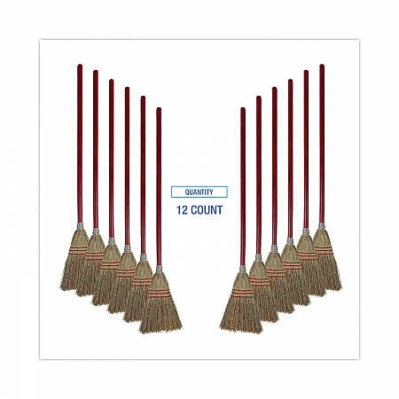 Corn Fiber Lobby/Toy Broom, Corn Fiber Bristles, 39