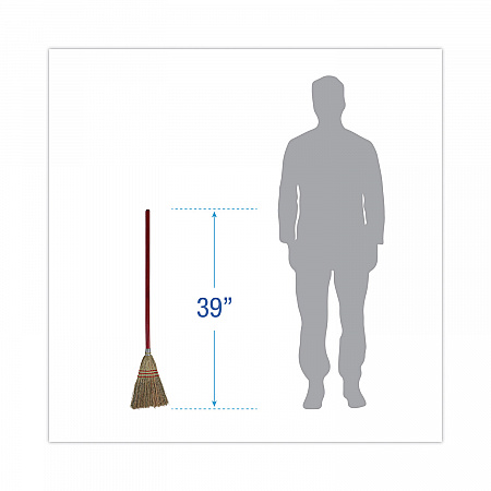 Corn Fiber Lobby/Toy Broom, Corn Fiber Bristles, 39