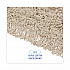 Industrial Dust Mop Head, Cotton, 24 x 3, White (1024)