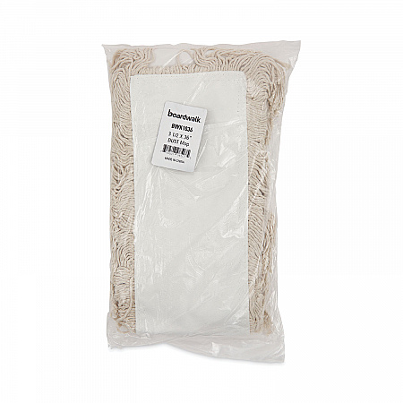 Industrial Dust Mop Head, Cotton, 36 x 3, White (1036)