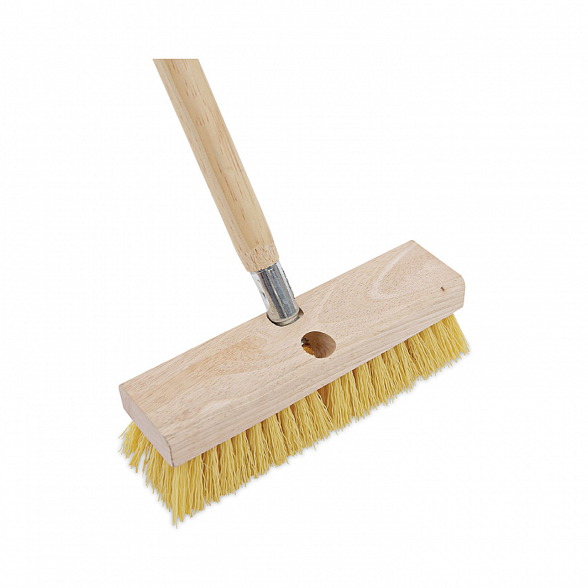 Deck Brush Head, 2" Cream Polypropylene Bristles, 10" Brush (3310)