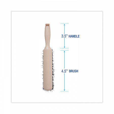 Counter Brush, Black Polypropylene, 4.5
