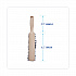 Counter Brush, Gray Flagged Polypropylene Bristles, 4.5
