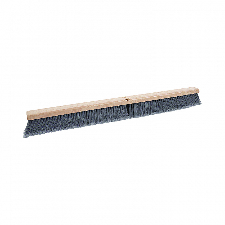 Floor Brush Head, 3" Gray Flagged Polypropylene Bristles, 36" Brush (20436)