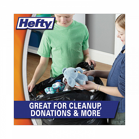 Easy Flaps Trash Bags, Tie-Flap, 30 gal, 0.85 mil, 30