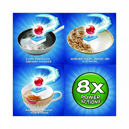 Powerball Dishwasher Tabs, Fresh Scent, 94/Box, 4 Boxes/Carton (97330CT)