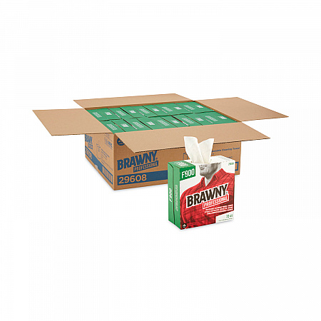 FLAX 900 Heavy Duty Cloths, 9 x 16.5, White, 72/Box (29608EA)