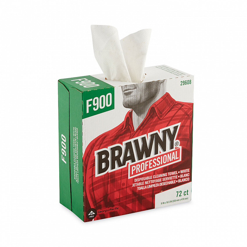 FLAX 900 Heavy Duty Cloths, 9 x 16.5, White, 72/Box (29608EA)
