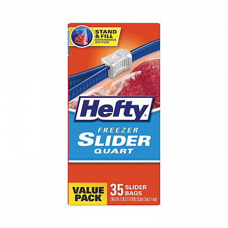 Slider Stand and Fill Freezer Storage Bags, 32 oz, 7