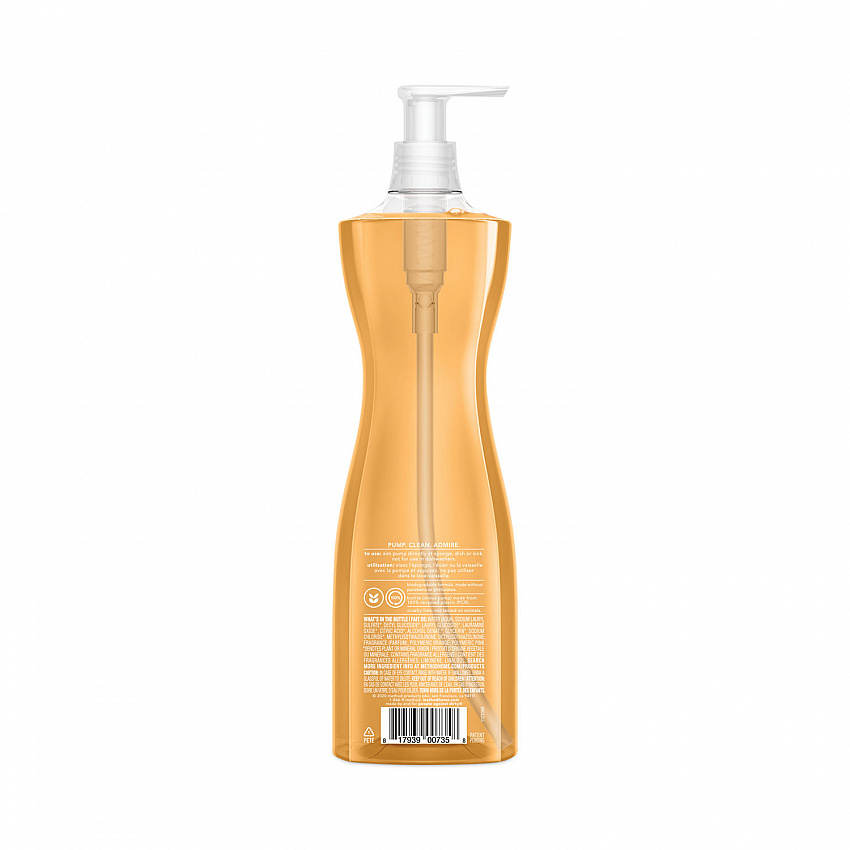 Dish Soap, Clementine Scent, 18 oz Pump Bottle (00735)