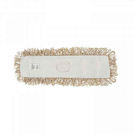 Industrial Dust Mop Head, Hygrade Cotton, 24 x 5, White (1324)