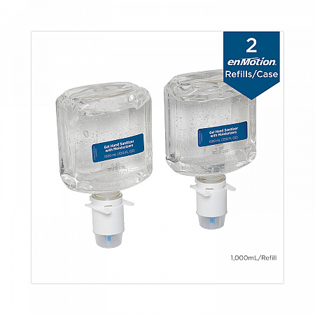 enMotion Gen2 E3-Rated Gel Sanitizer Dispenser Refill, 1,000 mL Bottle, Fragrance-Free, 2/Carton (42337)