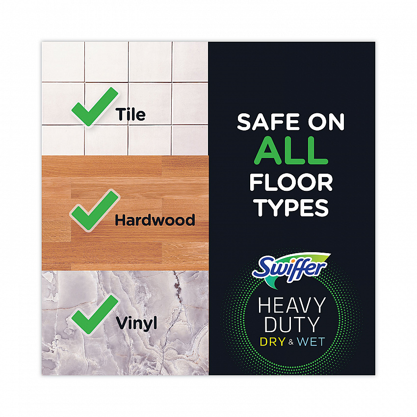 Heavy-Duty Wet Refill Cloths, 10 x 8, Open Window Fresh, 20/Tub, 6 Tubs/Carton (76472)