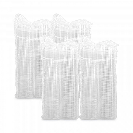 ClearSeal Hinged-Lid Plastic Containers, 13.8 oz, Clear, Plastic, 500/Carton (PET53PST1)