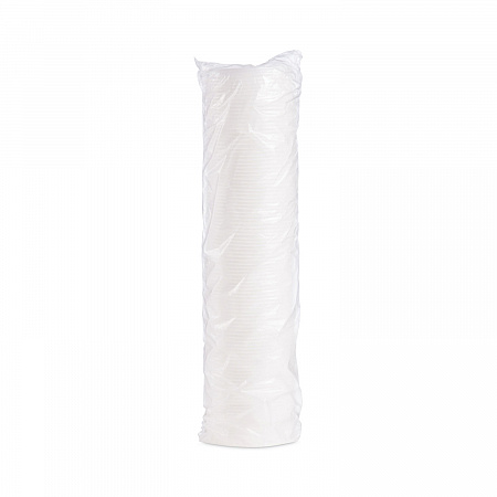 Plastic Lids for Foam Containers, Vented, Fits 3.5 oz to 6 oz, White, 100/Pack, 10 Packs/Carton (6JL)