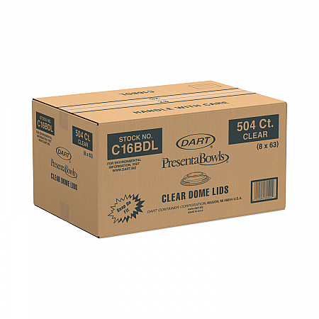 PresentaBowls Clear Dome Lids, 5.4