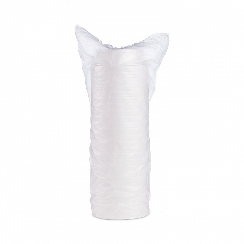 Foam Container, Squat, 8 oz, 4.63" Diameter x 1.13" h, White, 500/Carton (8SJ32)