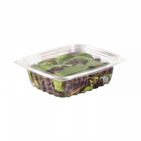 ClearPac Clear Container Lids, Flat, 6.5 x 7.5, Clear, Plastic, 63/Pack, 8 Packs/Carton (C32DLR)