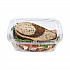 ClearPac SafeSeal rPET Tamper-Resistant Container, ProPlanet Seal, Flat Lid, 24 oz, Clear, 100/Bag, 2 Bags/Carton (CH24DEF)