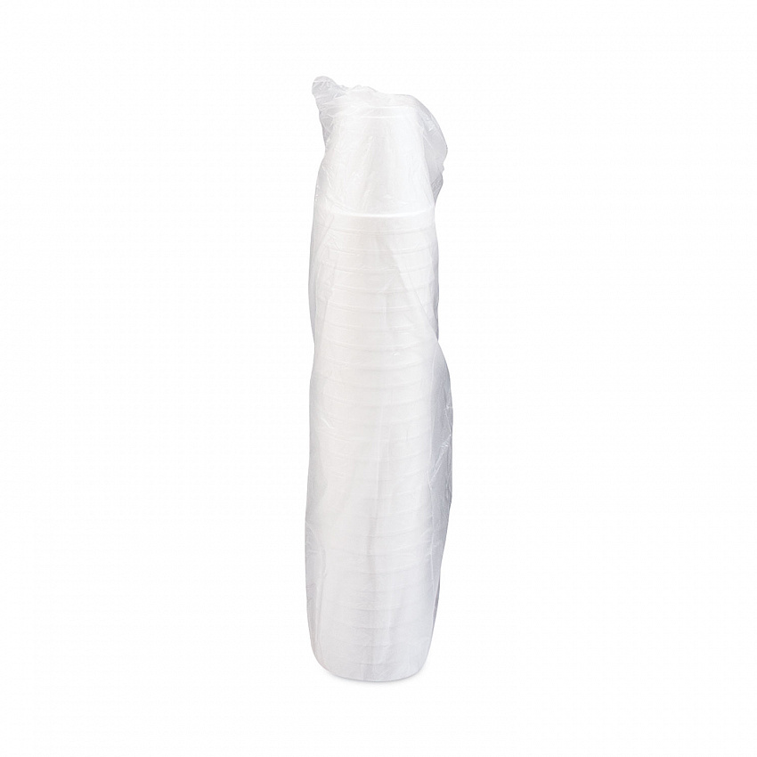 Foam Drink Cups, 8 oz, White, 25/Pack (8J8BG)