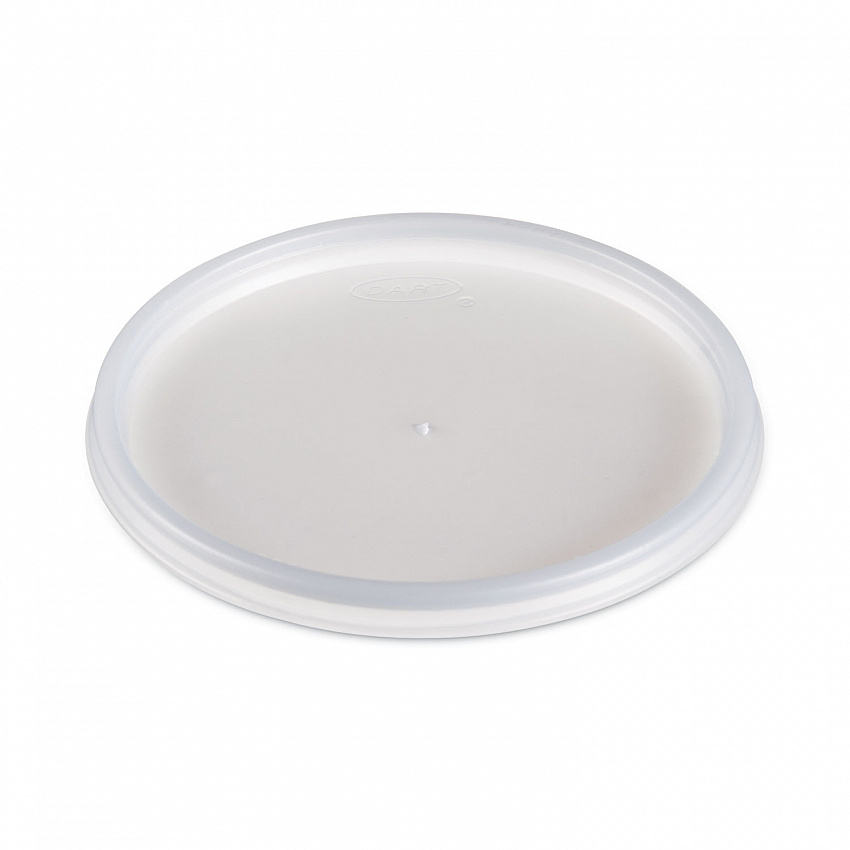 Plastic Lids for Foam Cups, Bowls and Containers, Flat, Vented, Fits 6 oz to 32 oz, Translucent, 100/Pack, 10 Packs/Carton (20JL)