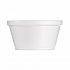 Foam Container, Extra Squat, 8 oz, White, 1,000/Carton (8SJ20)