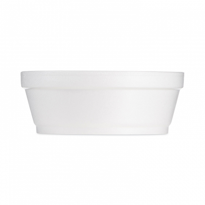 Foam Container, Squat, 8 oz, 4.63" Diameter x 1.13" h, White, 500/Carton (8SJ32)