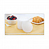 Plastic Lids for Foam Cups, Bowls and Containers, Flat, Vented, Fits 6 oz to 32 oz, Translucent, 100/Pack, 10 Packs/Carton (20JL)