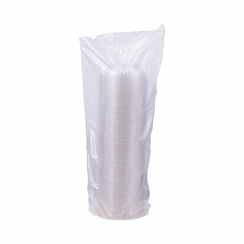 PresentaBowls Clear Bowls, 8 oz, 5.3" Diameter x 1.4" h, Clear, Plastic, 504/Carton (PET8B)