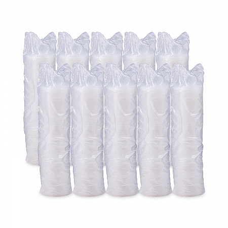 Lift n' Lock Plastic Hot Cup Lids, With Straw Slot, Fits 10 oz to 14 oz Hot Cups, Translucent, 100/Sleeve, 10 Sleeves/Carton (12FTLS)