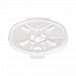 Lift n' Lock Plastic Hot Cup Lids, With Straw Slot, Fits 10 oz to 14 oz Hot Cups, Translucent, 100/Sleeve, 10 Sleeves/Carton (12FTLS)