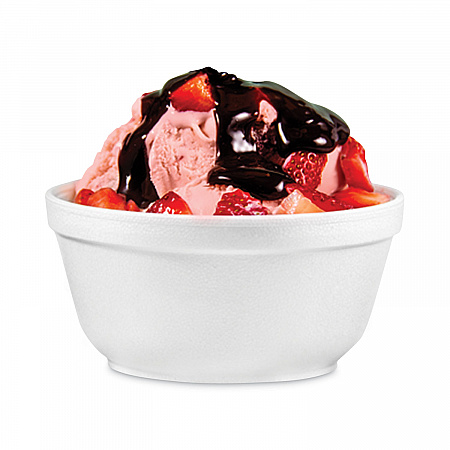 Insulated Foam Bowls, 10 oz, White, 50/Pack, 20 Packs/Carton (10B20)