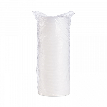 Plastic Lids for Foam Cups, Bowls and Containers, Flat, Vented, Fits 6 oz to 32 oz, Translucent, 100/Pack, 10 Packs/Carton (20JL)